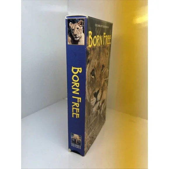 Born Free (1965, VHS 1995) Virginia McKenna Lion Lioness Zoo Open‎ Road Films - Picture 3 of 16